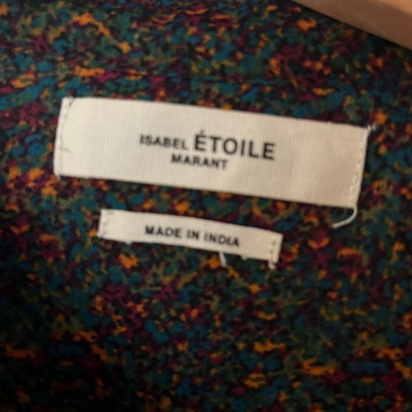 Isabel Marant Etoile Multicolour Pattern Blouse - Picture 5 of 5